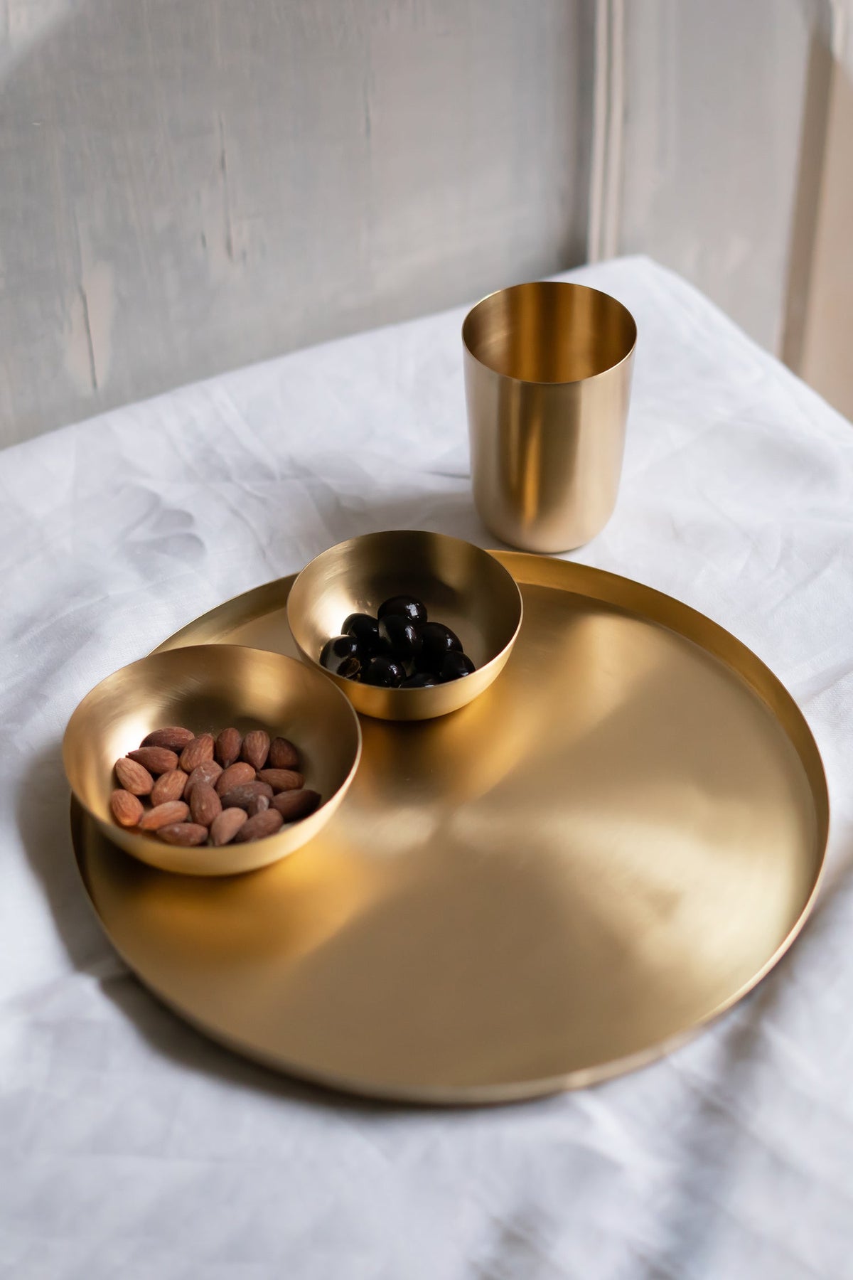 Brass Dinner Set